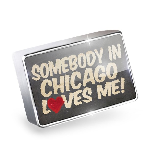 Floating Somebody Chicago Illinois Lockets - Somebody in Chicago Loves me- Illinois - C011HL6HG3R