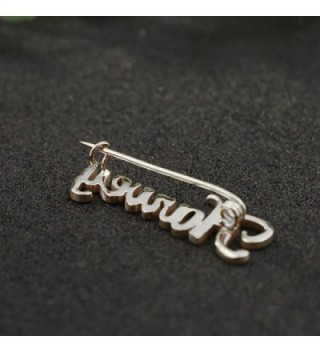 Ouslier Personalized Sterling Silver Brooch in Women's Brooches & Pins