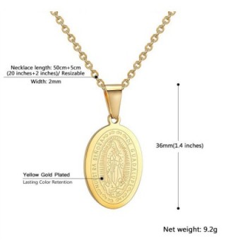 Guadalupe Medallion Religious Christian PSP2697J in Women's Pendants