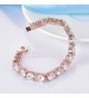 GULICX Gleaming Zirconia Crystal Bracelet in Women's Tennis Bracelets