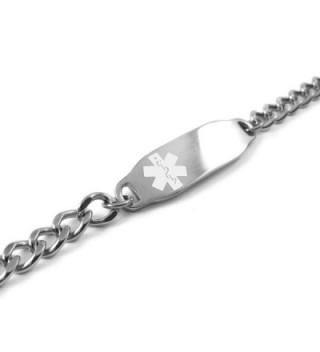 MyIDDr Pre Engraved Customizable Coumadin Bracelet in Women's ID Bracelets