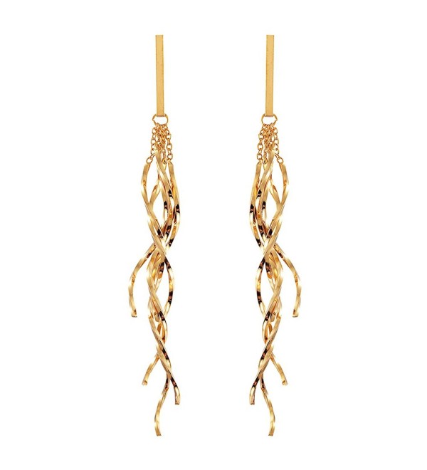 Dangle Earrings for Women Long Earrings Drop Fashion Silver Gold - gold - CB186ZINNCT