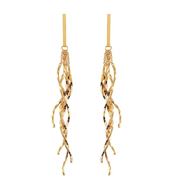 Dangle Earrings for Women Long Earrings Drop Fashion Silver Gold - gold - CB186ZINNCT