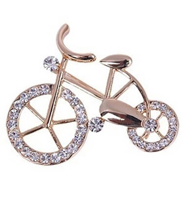 YAZILIND Women Unique Design Bicycle Pins Brooch - CW12E9C6RVR