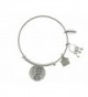 Estate Realtor Silver Expandable Bracelet