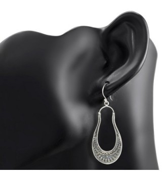 Oxidized Sterling Delicated Filigree Earrings in Women's Drop & Dangle Earrings