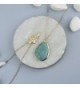 Lux Accessories Turquoise Teardrop Arrowhead in Women's Chain Necklaces