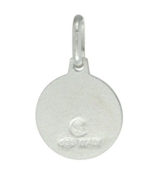 Dainty Sterling Silver Medal Necklace