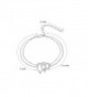 Seperated Sterling Silver Interlocking Bracelet in Women's Link Bracelets
