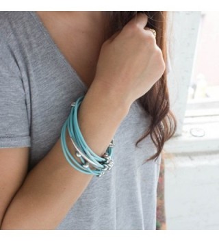 Jewelry Multiple Accents Turquoise Bracelet in Women's Strand Bracelets