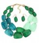 Rosemarie Collections Polished Statement Necklace