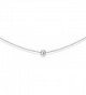 S.Leaf Solid Ball Bead Necklace Sterling Silver Simple Dot Pendant Chain Necklace High Polished 5mm - silver - CX184R5ZNH7