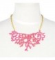 Womens Enamel Branch Summer Necklace