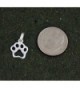 Corinna Maria Sterling Silver Pawprint Charm in Women's Charms & Charm Bracelets