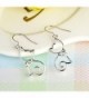 MASOP Sterling Silver Zirconia Earrings in Women's Drop & Dangle Earrings