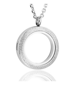 Zysta Stainless Floating Pendant Necklace