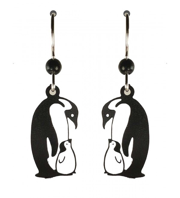 Sienna Sky Emperor Penguin with Chick Earrings 892 - CX11CUHCFER