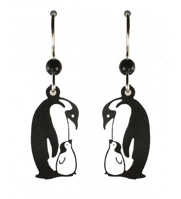 Sienna Sky Emperor Penguin with Chick Earrings 892 - CX11CUHCFER