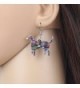 Bonsny Acrylic Earrings Fashion Jewelry