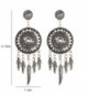 17KM Catcher Vintage Feather Earrings