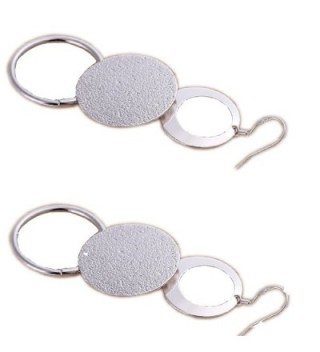 925 silver plated earings three circles cross - C6124Q1UZTB