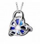 Swarovski Crystals Sterling Pendant Necklace in Women's Pendants