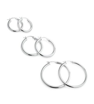 Sterling Silver Medium Polished Earrings