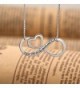 CoolJewelry Sterling Infinity Pendant Necklace in Women's Pendants