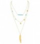Sundear Multilayer Necklace Exquisite Turquoise