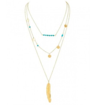 Sundear Multilayer Necklace Exquisite Turquoise