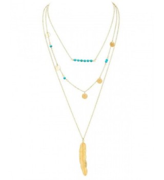Sundear Multilayer Necklace Exquisite Turquoise