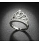 Fashion Heart Zirconia Princess Plated