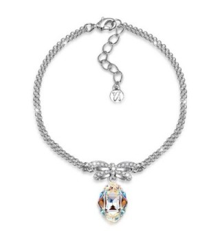J.NINA "Princesse de Monaco" Bowtie Dangle Bracelet with Swarovski Crystals. Jewelry for Women - CA12OC2P3CB