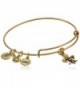 Alex and Ani Bangle Bar Fleur-de-Lis French Royalty Bangle - Rafaelian Gold Finish - CG118VNEBMX