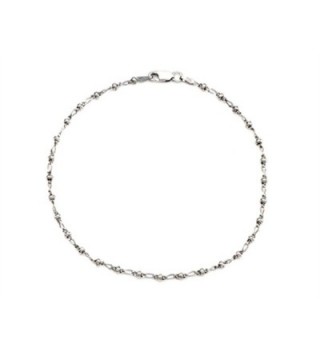 Finejewelers 10 Inches Ankle Bracelet Sterling Silver - CH119623C9B