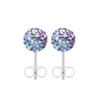 20G Tanzanite Multi-Sprinkle Dot Multi Gem Aurora Ball Inspiration Dezigns Ear Stud Earrings - CB17YLNAKGQ