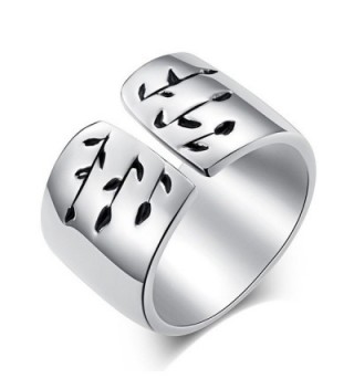 Tree of Life Jewelry Statement Wide Band Open Rings for Women - CF184HS93DW