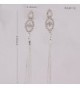 Rhinestone Earrings Tassels Fashion Pierced in Women's Clip-Ons Earrings
