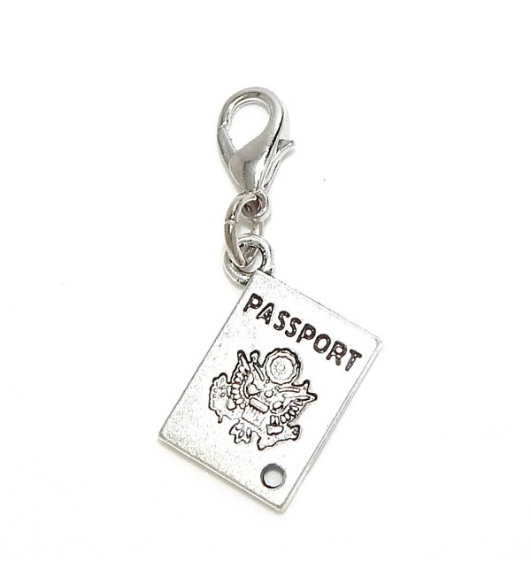 Pro Jewelry Clip-on "Passport" Charm Dangling - CO11LZ5WTLT