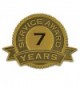 PinMart's 7 Years of Service Award Lapel Pin - C911U0ZDSSD
