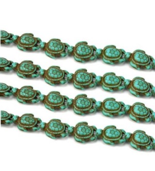 Fashion Strand Turquoise Carved Turtle