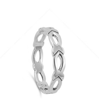 Polish Christian Stackable Sterling Silver