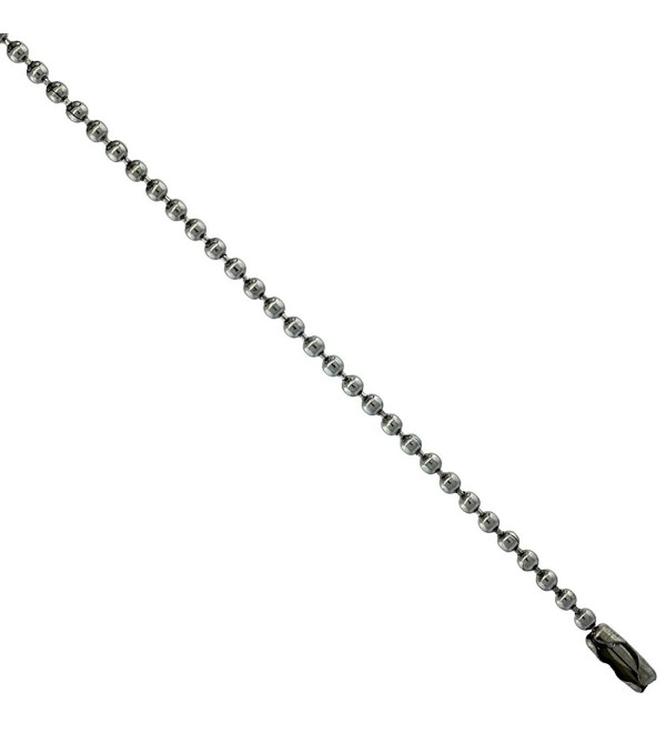 Stainless Steel Bead Ball Chain 2 mm thick- Necklaces Bracelets & Anklets - C4117K09CG3