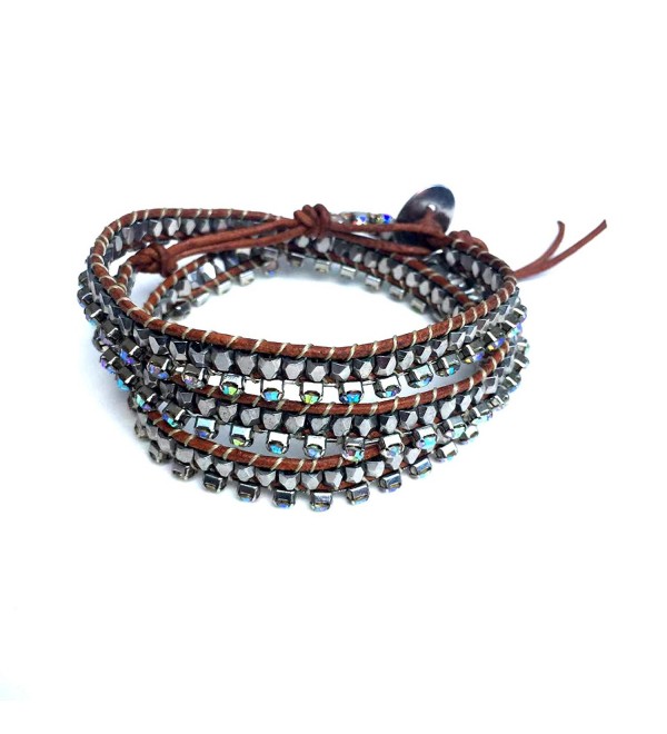 Standing Goose "Armorhead" Boho Beaded Wrap Bracelet - CM12N43UHT2