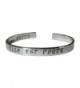 Elle Est Forte Proverbs 31:25 Hand Stamped 1/4" Aluminum Cuff Bracelet - CZ12N3YCZD8