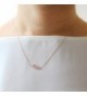 LAONATO Sterling Mermaid Necklace RoseGold