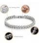 Elensan Sterling Zirconia Platinum Bracelet