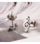 Music Earrings Stainless Steel Musical in Women's Stud Earrings