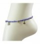 Meditation Anklet Silver Plated Luck in Women's Anklets