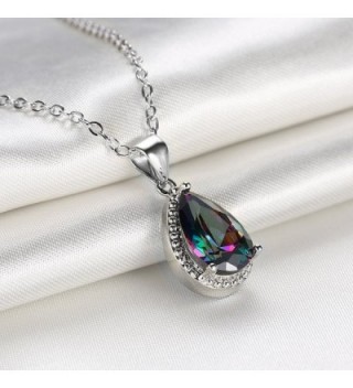 Multicolor Zirconia Earrings Pendant Necklace